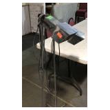 Two metal stand lights