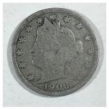 1906 Barber Nickel
