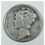 1943 Mercury Dime 2.5 Grams