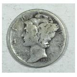 1928 S Mercury Dime 2.4 Grams