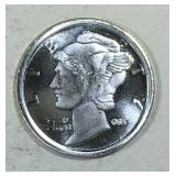 1/10th Troy OZ .999 APMEX Silver Bullion