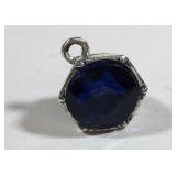 Lab Created Sapphire Pendant