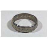 Sterling Silver Band Size 6 3.4 Grams