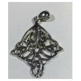 Sterling Silver Pendant 3.4 Grams