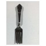 Sterling Silver Decorative Fork Pin/Brooch 3.2