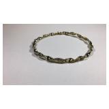 Gold Hued Bracelet Marked 925