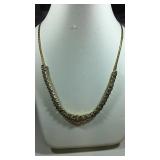 Heavy Sterling Silver Genuine Diamond G.P.