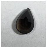 Approx 1.33 CT Loose Pear Cut Smokey Quartz
