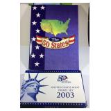 2003 United States mint proof set with State