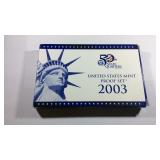 2003 United States mint proof set with State