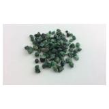 Gemstones, loose emerald gemstones lot