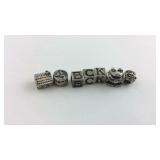Sterling silver charms 7