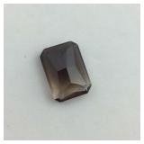 Smoky topaz gemstone