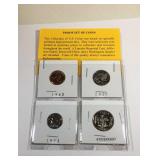 Mixed proof set coins 1963 Lincoln, 2005