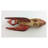 Heavy Cast Rocket Ship, 6 1/2 tall