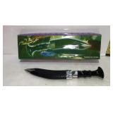 Knife with sheath, new in box