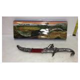 Dragon Knife with sheath, new in box