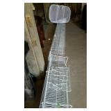 Group selection of closet maid wire shelving from