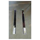 Two black 46 inch wall shelves still new in box