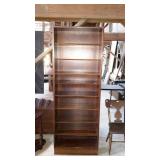 Wooden book shelf, with eight shelves, measure