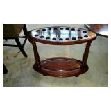 Mahogany umbrella stand, measures 29 inches long,