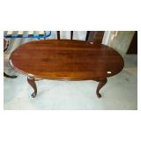 Mahogany coffee table, measures 45 inches long,