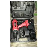 Durafast cordless drill kit, drill with charger,