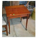 Side stand on casters 22x19x24