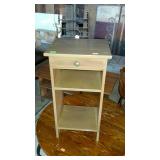 Single drawer stand with underneath shelving