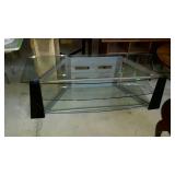 Glass top TV stand code vz 58x23x19