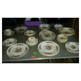 China, ivory porcelain by Sebring 70pcs