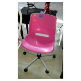 IKEA Pink molded seat office desk chair, seller