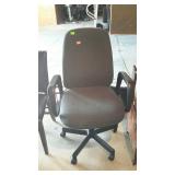 Executive style office desk chair fabric seating