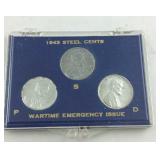 1943 steel cents wartime emergency issue
