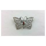 925 sterling butterfly broach
