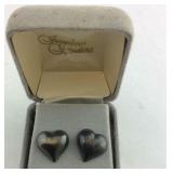 925 sterling heart earrings