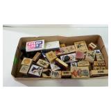 Crafting stamps and ink pads, flat full