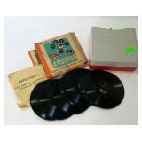 Carnival toy record player with box of original