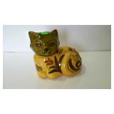 Ceramic cat cookie jar