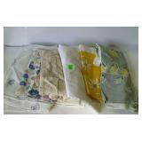 Vintage tablecloths, six total