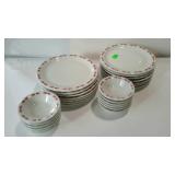 Diner style plates and berry bowls by Shenango.
