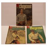Three Dell 10 cent Comics - "Cheyenne" Feb-March