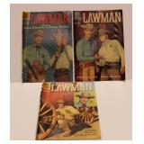 Three Dell Western Adventure 10 cent Comics