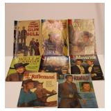 Eight Dell Comic Books "Boots and Saddles 1959,
