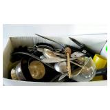 Flatware, utensils, and small silver plate Paul