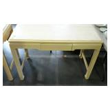 Marble top stand with single drawer matches lot