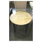 Marble top stand, measures 26 inches in diameter