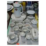 Group of dinner ware china, misc pcs cups,