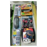 Group - Universal remotes, Kodak Ektralite Camera,