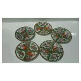 Five Rose Medallion 7-1/2" cake plates